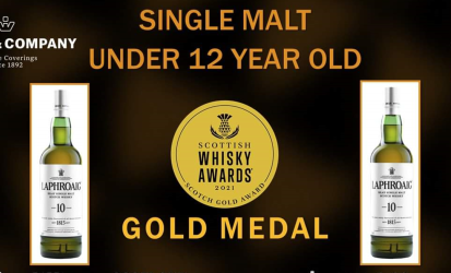 Laphroaig clinches Gold at Scottish Whisky Awards