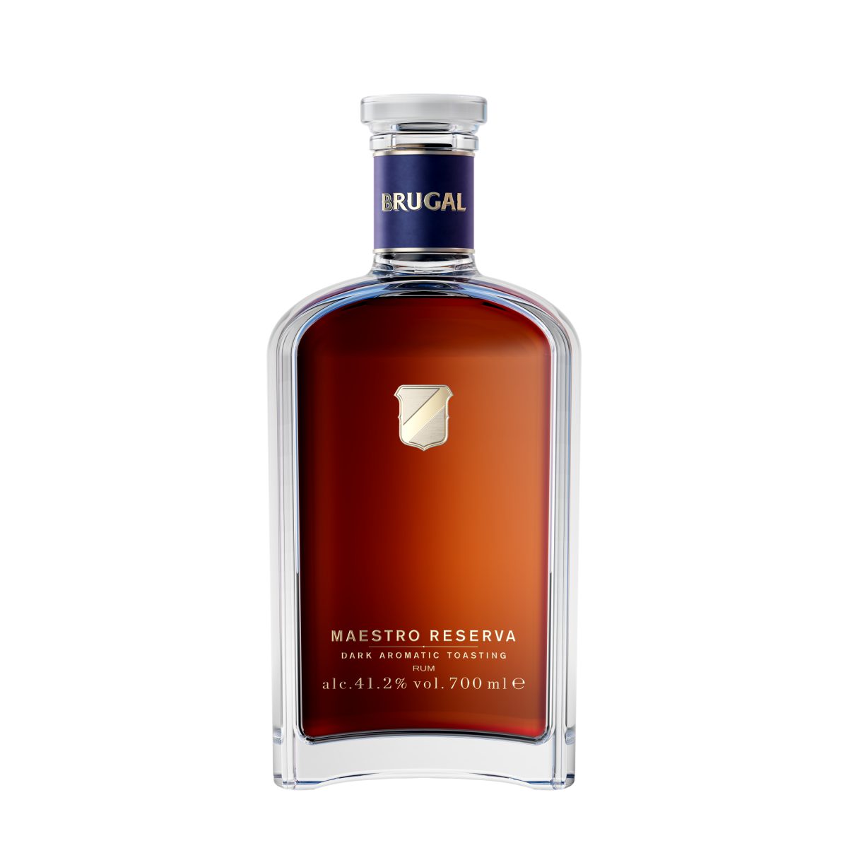 Maestro Reserva bottle on clear background